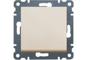 WL0011 lumina 2 Interruptor simples, creme