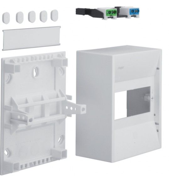GD106N Hager Coffret cache-borne,IP30,6 modules