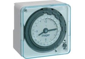 EH711 Time switch 1C 24h with reserve 72x72