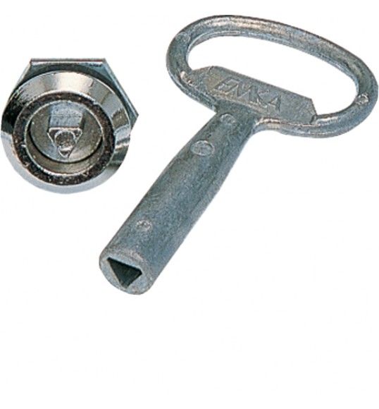 FZ450 Locking, univers, triangular Locks, 7mm, with key, for