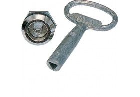 FZ450 Locking, univers, triangular Locks, 7mm, with key, for