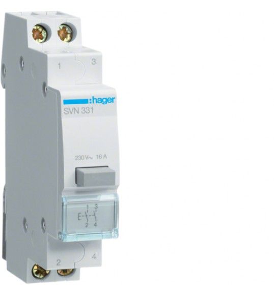 SVN331 Hager Pulsador 2NA, 16A, 250V