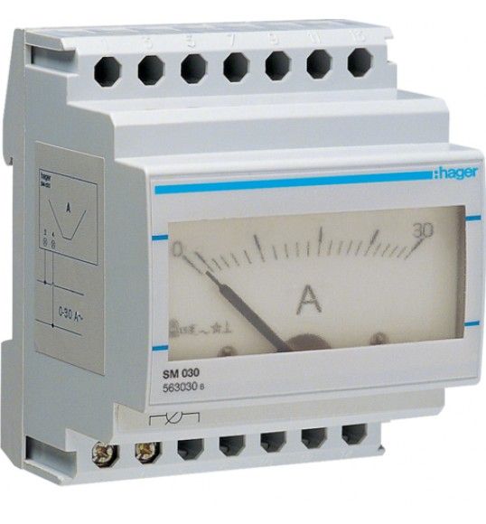 SM030 Ampermetro analgico directo 0-30A