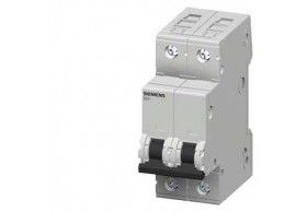 5SY4206-7 Siemens Disjoncteur modulaire 400V 10kA, 2 ples, C, 6A, P=70mm