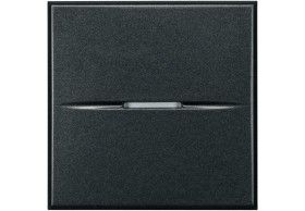 HS4005/2 axolute Pulsante assiale 1P NO 2 mod. Antracite