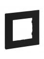 864571 Niloe step 1 gang cover plate black 864571 Niloe step 1 gang cover plate black