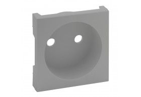 864319 Niloe step cover plate for 2p socket aluminium