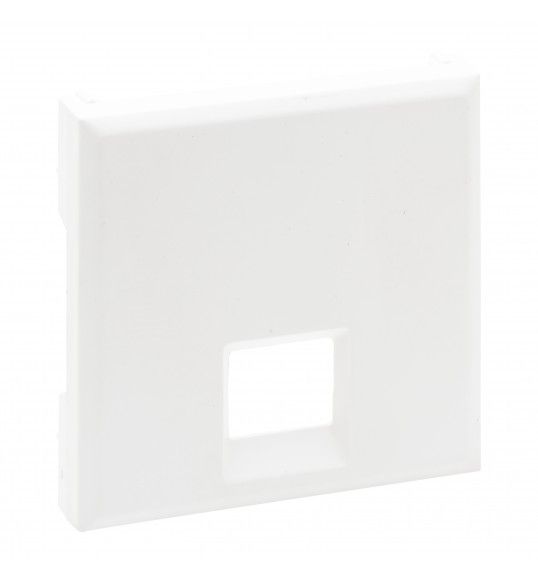 864142 Niloe step cover plate for rj11/rj45 white