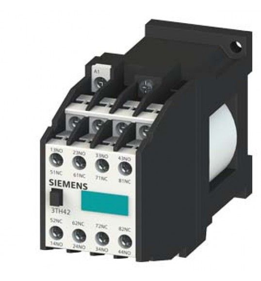 3TH4244-0BB4 Siemens Contactor auxiliar 44E, 4 NA + 4 NC, mando DC, 24 V DC