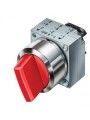 3SB3500-2EA11 KNEBELSCHALTER, 22MM, RUND, METALL, SCHWARZ, KNEBEL, KURZ, 3 SCHALTSTELLUNGEN I-O-II, 