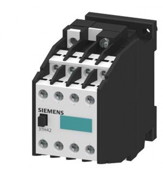 3TH4244-0AP0 Siemens Contacteur auxiliaire 44E, 4NO+4NF, cde CA 230/220VCA 50Hz, 276/264V