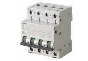 5SL3663-7 Siemens Disjoncteur modulaire 400 V 4,5 kA, 3+N ples, C, 63 A