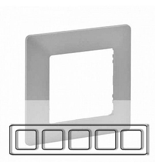754135 Valena Life 5-Fach Rahmen Aluminium