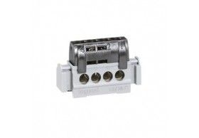 004850 Klemmenleiste IP 20, schwarz, -- x 6 bis 25 mm, 4x 1,5 bis 16 mm, Lnge: 47 mm