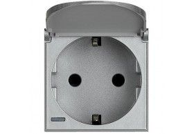 HC4141PW Bticino SchutzkostecKD Alu Klappdeckel