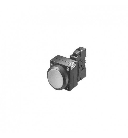 3SB3202-0AA51 DRUCKTASTER, 22MM, RUND, KUNSTSTOFF, BLAU, DRUCKKNOPF, FLACH, MIT HALTER, 1S, SCHRAUBA