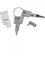 VZ794N Key lock, golf, flush, surface m.,2keys