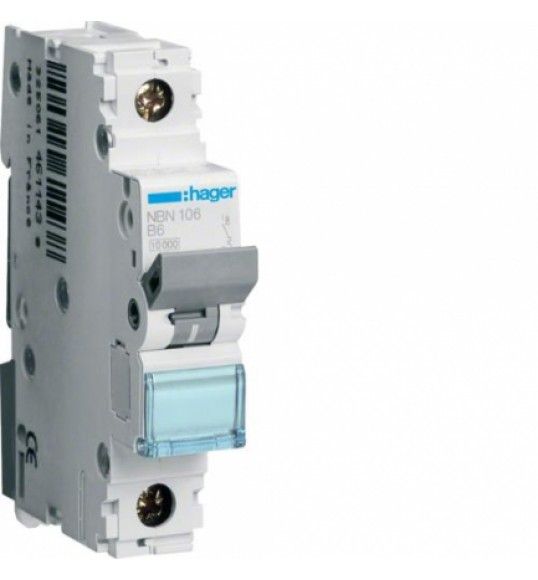 NKN106 Circuit breaker 1P 6A C 10/15KA