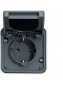 WNE160 cubyko e - Socket Schuko, grey