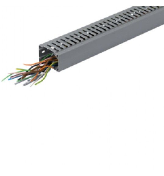 BA7A60040 slottet panel trunking BA7A 60x40, grey