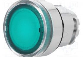 ZB4BW33 Schneider Testa pulsante luminoso verde