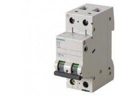 5SL6220-7 Siemens Disjoncteur modulaire 400V 6kA, 2 ples, C, 20A