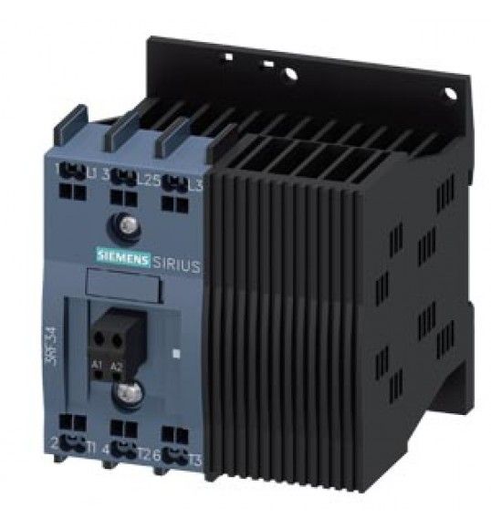 3RF3416-2BB04 Siemens Contactor esttico 3RF3, trifsico, AC-53, 16 A, 48-480 V/24 V DC, 2 fases co.