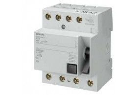 5SM3748-6 Siemens Interruptor diferencial, de 4 polos, tipo A, In: 100 A, 500 mA, Un AC: 400 V