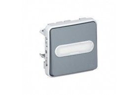 069544 Legrand Pouss.Basc.Lum.Etiqu.O+F/1L Gr