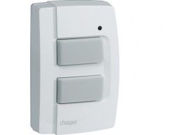 TRE302 Hager TELECOMANDO KNX RF 2 IN IP55 QUICKLINK