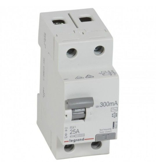 402032 Residual Current Circuit Breaker RX3 2P 25A 300MA AC