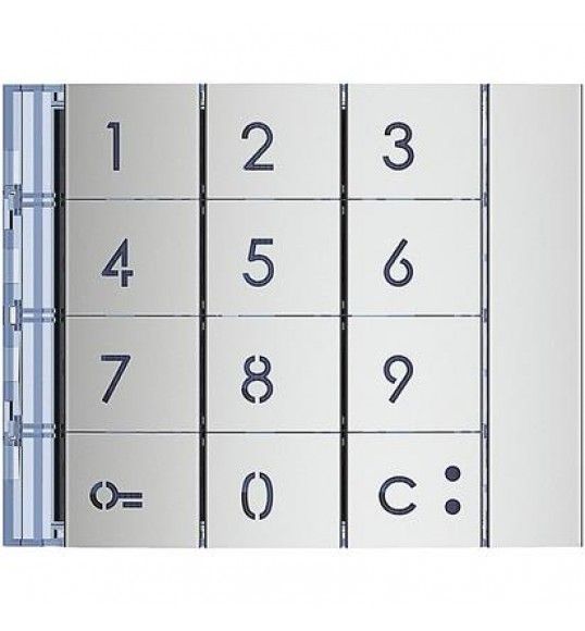 353001 Frontblende Zehnertastatur Allmetall