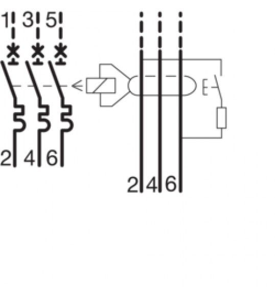 BTC380E Earth leakage add-on block 3P 125A REG. AC 6M