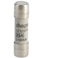 LF325PV Hager FUSIBILE FOTOVOLTAICO 10.3X38 25A 600V DC