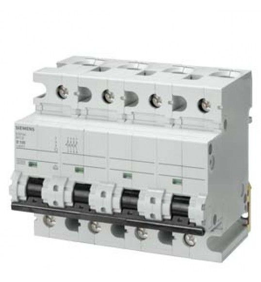 5SP4480-6 Siemens Disjoncteur modulaire 400V 10kA, 4 ples, B, 80A, P=70mm