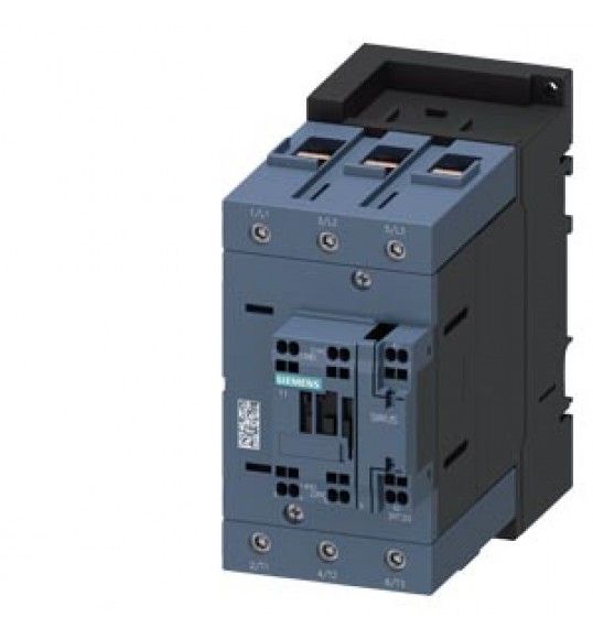 3RT2045-3AP00 Siemens Contacteur, AC-3e, 80A/37kW/400V, 3 ples, 230V CA/50Hz, 1NO+1NF, bornes  vi.