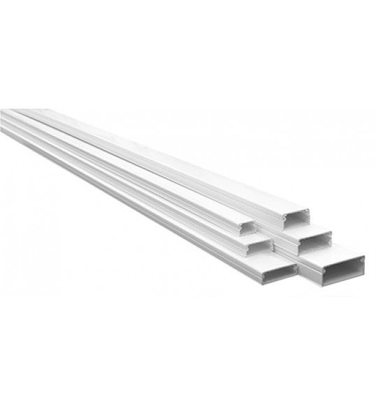 10030 FBR cable trunking 20X12,5 with adhesive White
