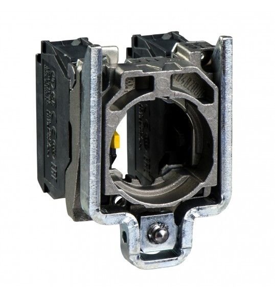 ZB4BZ106 Single contact block with body/fixing collar 1NO+1N