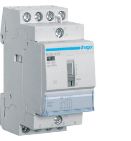 ERC416 Hager Relais de commande 16A, 4F, 230V