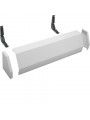 FZ443 Hager Kabelrangierkanal, 3-feldig, Wandmontage, H x B x T195 x 800 x 155mm, RAL9010 FZ443 Hager Kabelrangierkanal, 3-feldig, Wandmontage, H x B x T195 x 800 x 155mm, RAL9010
