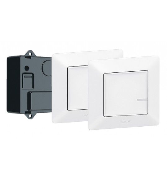 752152 Valena Life with Netatmo STAND-ALONE-SET Dimmer + Sender Farbe: Ultraweiss