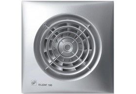 5210415500 SILENT-100 CZ SILVER Bathroom extract fan