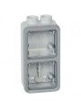 069668 Legrand Boitier Ap 2X1 Iso20 Gr 069668 Legrand Boitier Ap 2X1 Iso20 Gr