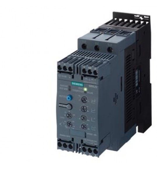 3RW4036-1BB05 Siemens Arrancador suave S2, 45 A, 30 kW/500 V, 40 grados, 400-600 V AC, 24 V AC/DC