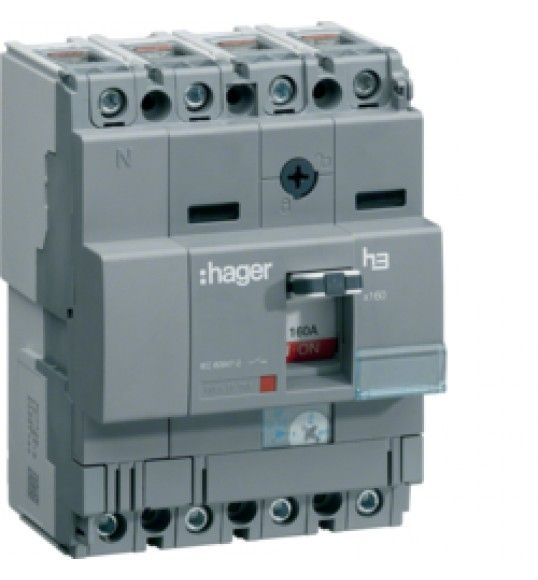 HNA101H Hager INTERR AUTOM X160 4P 40KA 100A SGANC TM