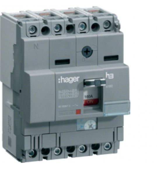 HHA126H Hager Int. aut. x160,4P4D,25kA,125A,TM Reg/Fij
