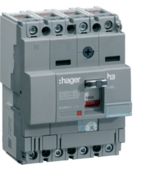 HHA161H Hager INTERR AUTOM X160 4P 25KA 160A SGANC TM