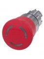 3SU1051-1HB20-0AA0 Siemens Not-Halt-Pilzdrucktaster, beleuchtet, 22mm, rund, Metall, hochglanz, rot,