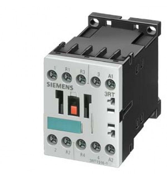 3RT1516-1BB40 contattore, AC-3, 4 kW / 400 V AC-1, 18 A, DC 24 V a 4 poli, 2 NO+2 NC, grandezza cost
