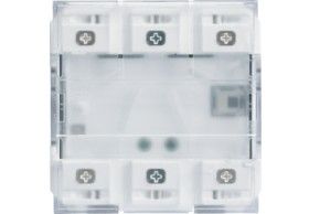 WXT312 Hager Gallery KNX Taster 2 Wippen mit LED